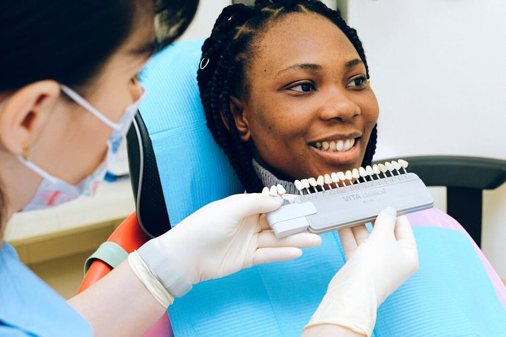 two women in dentist's office at RTC Dental in Reston, VA for Dentist Reston VA services.